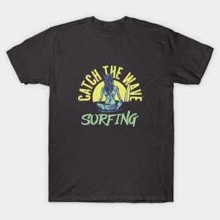 SURFING GIRL ( CATCH THE WAVE) T-Shirt